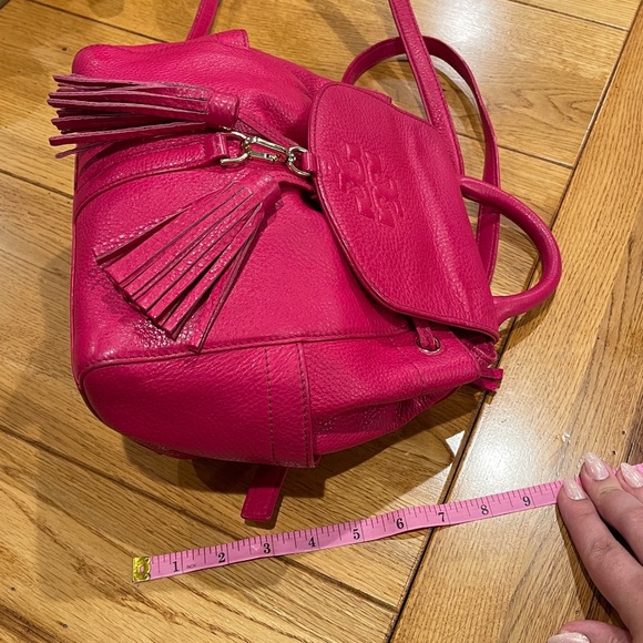 Tory Burch Thea Mini Pebbled Leather Backpack EUC - Picture 15 of 15